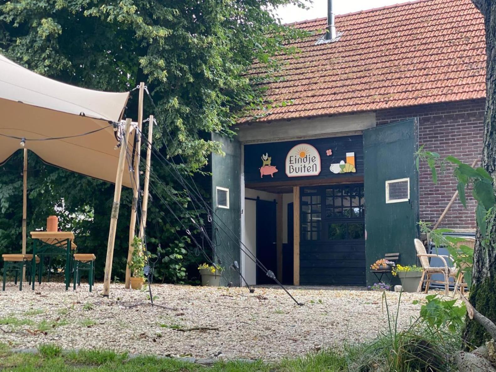 Nederweert-Eind Bell Tent In Een Voedselbos מראה חיצוני תמונה